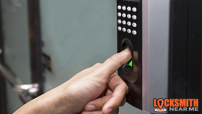 biometric fingerprint door lock